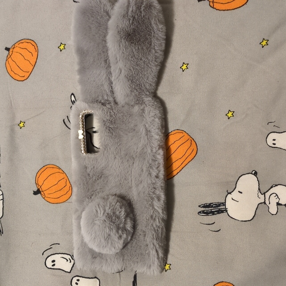 A bunny shaped S21+ Samsung Galaxy phone case